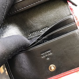 Gucci  GG Marmont Vintage Double G Quilted Cowhide Short Wallet Black 573811