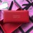 Gucci Double G bi-folding leather long flap wallet red 400586