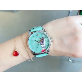 Gucci Garden 38mm Dial Leather Strap Watch For Women Green