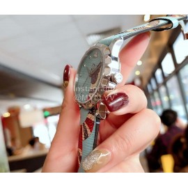 Gucci Garden 38mm Dial Leather Strap Watch For Women Blue