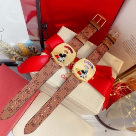Disney Gucci Grip Fine Steel Case Watch For Men And Women