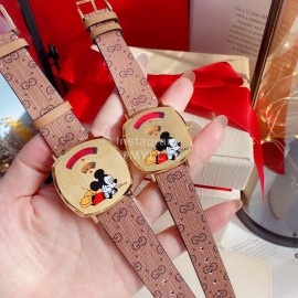 Disney Gucci Grip Fine Steel Case Watch For Men And Women