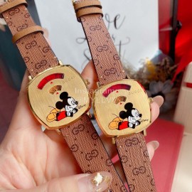 Disney Gucci Grip Fine Steel Case Watch For Men And Women