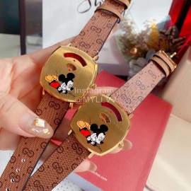 Disney Gucci Grip Fine Steel Case Watch For Men And Women