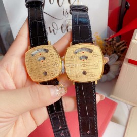 Disney Gucci Grip Fine Steel Case Watch For Men And Women Black