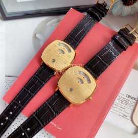 Disney Gucci Grip Fine Steel Case Watch For Men And Women Black