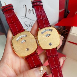 Disney Gucci Grip Fine Steel Case Watch For Men And Women Red