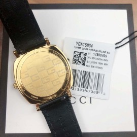 Gucci Arcuate Square Case Watch For Men And Women Black