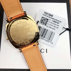 Gucci Arcuate Square Case Watch For Men And Women Orange