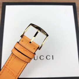 Gucci Arcuate Square Case Watch For Men And Women Orange