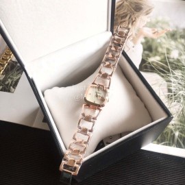 Gucci Original Fashion Hollow Strap White Dial Watch Rose Gold