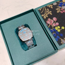 Gucci Steel Strap Luminous Watch For Men And Women Blue