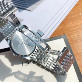 Gucci G-Timeless Steel Strap Watch Silver