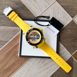 Gucci Fashion 40mm Dial Divers Watch Yellow