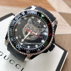 Gucci Fashion 40mm Dial Divers Watch Black