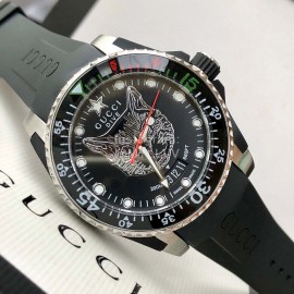 Gucci Fashion 40mm Dial Divers Watch Black