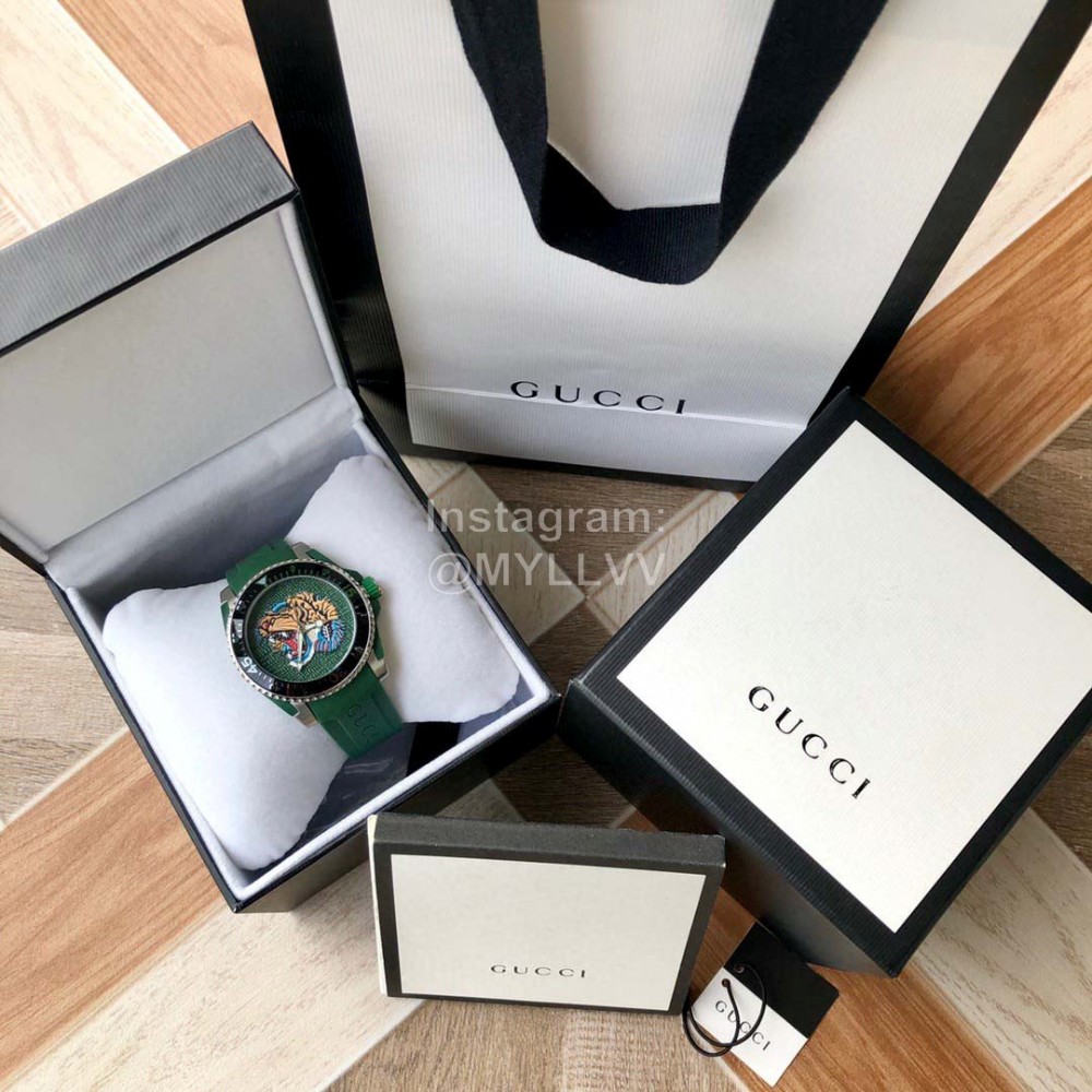 Gucci Fashion 40mm Dial Divers Watch Green