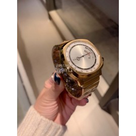 Gucci Grip Series Interlocking Double G Rubber Strap Watch White