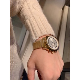 Gucci Grip Series Interlocking Double G Rubber Strap Watch White