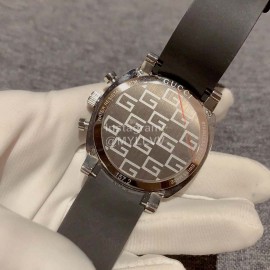 Gucci Grip Series 40mm Dial Interlocking Double G Rubber Strap Watch