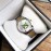 Gucci Cat Pattern 316 Fine Steel Strap Watch