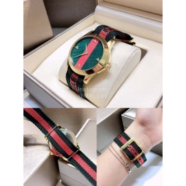 Gucci New Nylon Strap Watch For Women