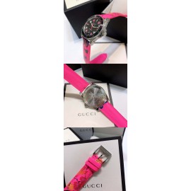 Gucci 40mm Dial Cowhide Strap Watch For Women