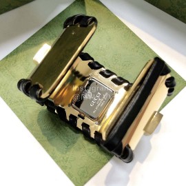Gucci New Gold Square Dial Bracelet Watch
