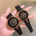 Gucci Mickey Mouse Series Fine Steel Case Watch Black