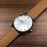Gucci Sapphire Crystal Glass Leather Strap Watch Brown