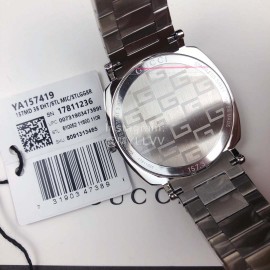 Gucci Grip Series Mickey Pattern Watch Silver