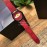 Gucci Fashion Red Strap Dial Watch For Women