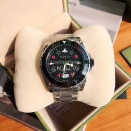 Gucci Fashion 316 Fine Steel Case Strap Watch