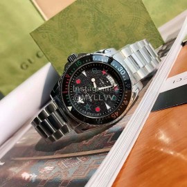 Gucci Fashion 316 Fine Steel Case Strap Watch