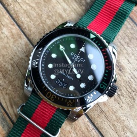 Gucci Fashion Nylon Strap 44mm Dial Watch