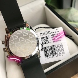 Gucci Grip Series Fine Steel Dial Watch Black