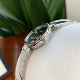 Gucci Double G Dial Sapphire Glass Steel Strap Watch