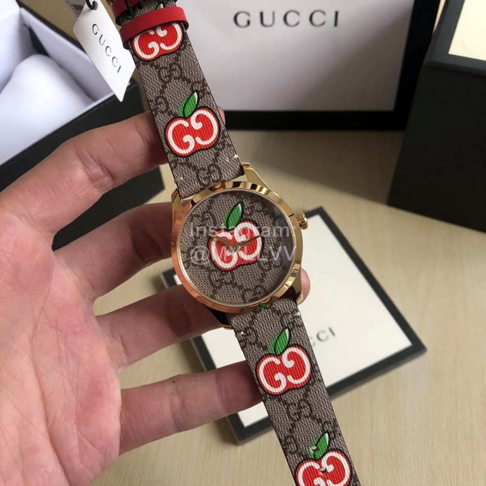Gucci Sapphire Glass Stainless Steel Case Quartz Watch