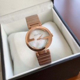 Gucci Double G Sapphire Glass Watch For Women