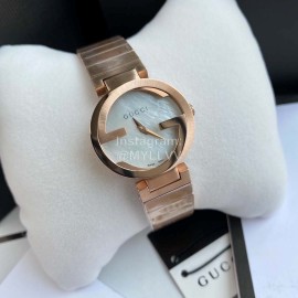 Gucci New Double G Sapphire Glass Watch For Women