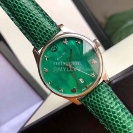 Gucci Sapphire Glass 50m Waterproof Watch For Women Green