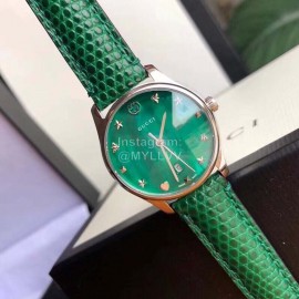 Gucci Sapphire Glass 50m Waterproof Watch For Women Green
