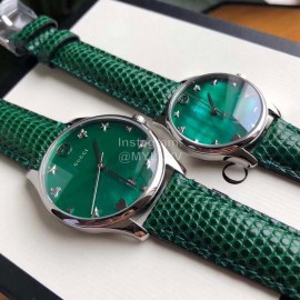 Gucci Sapphire Glass 50m Waterproof Watch For Women Green
