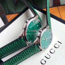 Gucci Sapphire Glass 50m Waterproof Watch For Women Green