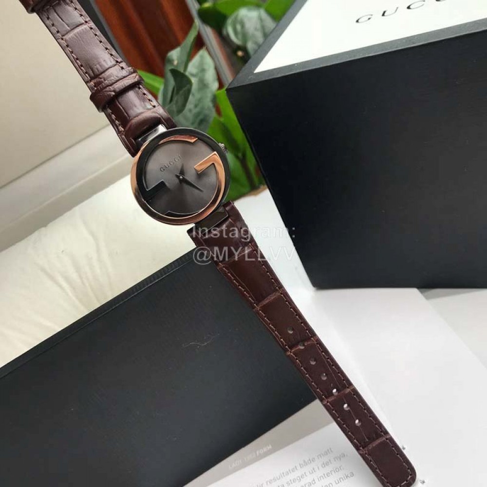 Gucci Sapphire Crystal Double G Logo Watch