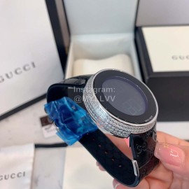 Disney Gucci Grip Leather Strap Watch