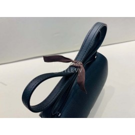 Hermes Constance 18cm Epsom Leather Crossbody Bag Black