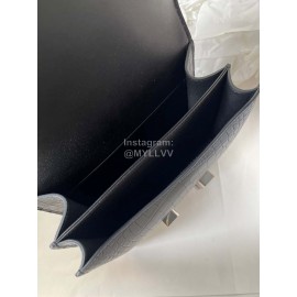 Hermes Constance 18cm Epsom Leather Black Crossbody Bag
