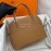 Hermes Bolide Epsom Leather Handbag Tan