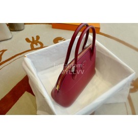 Hermes Bolide Epsom Leather Handbag Red